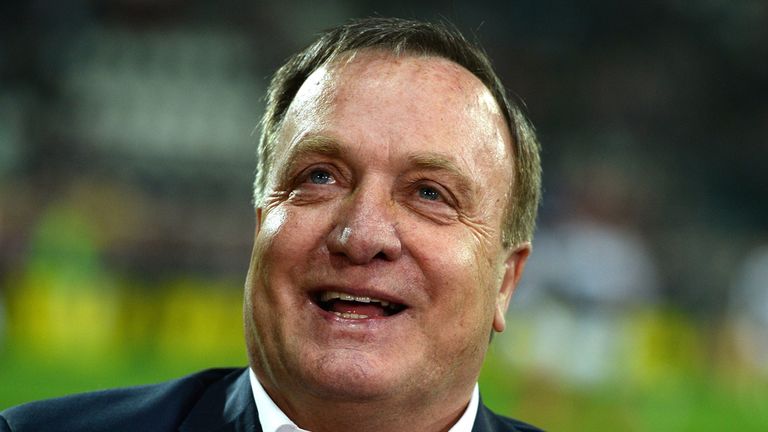 Dick Advocaat manager happy