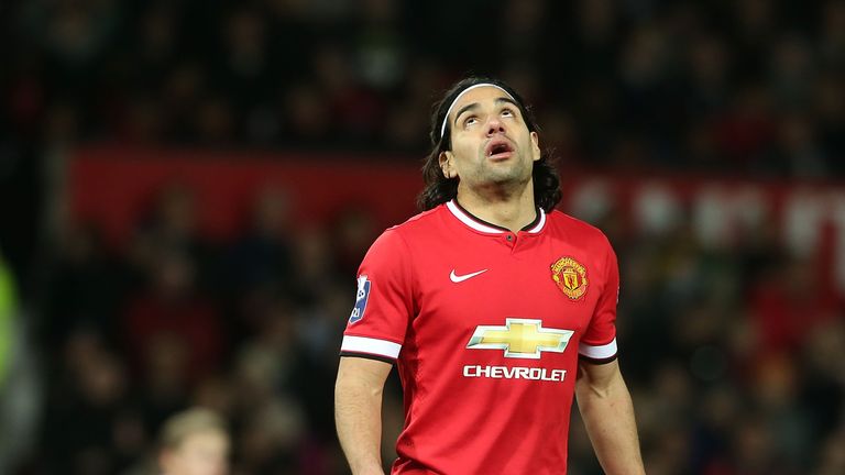 Radamel Falcao of Manchester United U21s