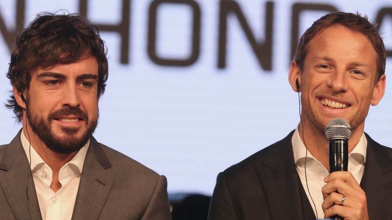 Fernando Alonso and Jenson Button