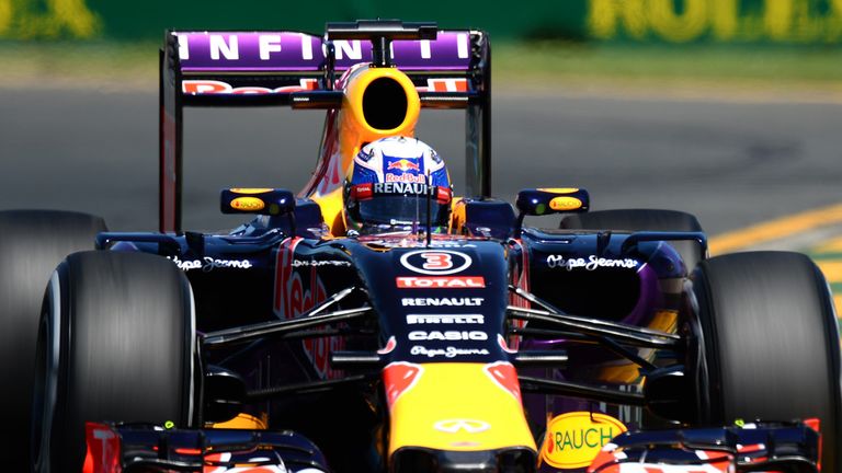 Daniel Ricciardo in action