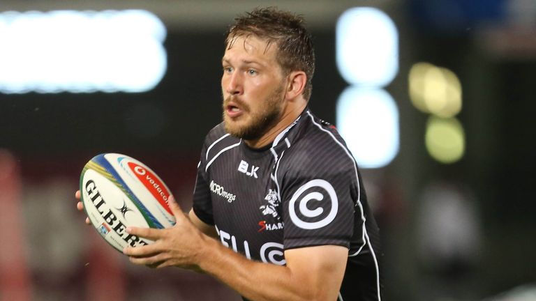 Francois Steyn of the Sharks in action during the Super Rugby match between Sharks and Lions
