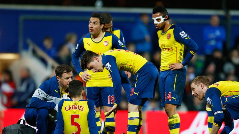 Gabriel: Injured hamstring at QPR earlier this month