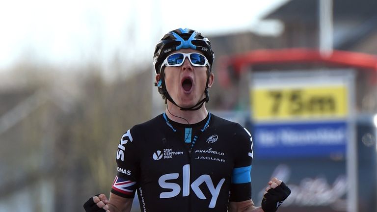 Geraint Thomas wins the 2015 E3 Harelbeke