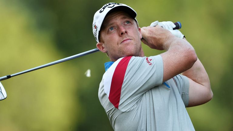 David Horsey plays a shot during the third round of the Tshwane Open at Pretoria Country Club