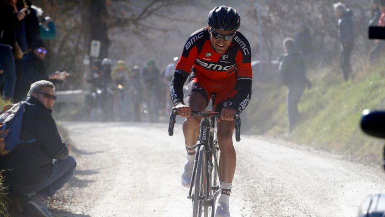 Greg Van Avermaet in the 2015 Strada Bianche race