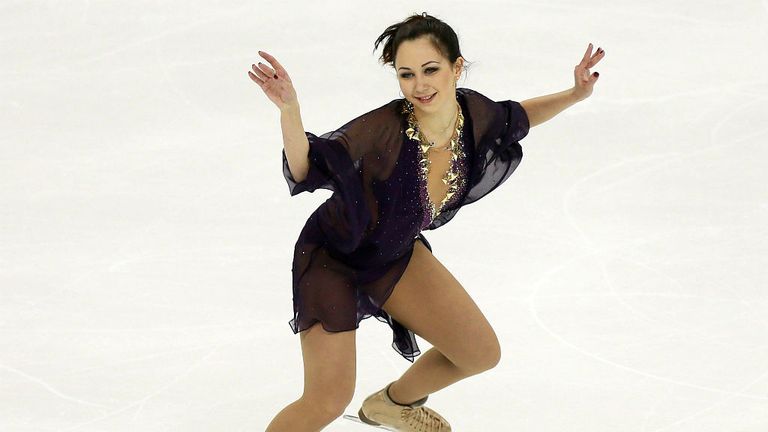 Elizaveta Tuktamysheva of Russia performs during the Ice Dance-Ladies Free Skating