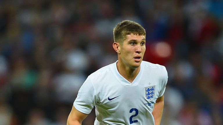 John Stones of England in action during the International friendly match between England and Norway at Wembley Stadium