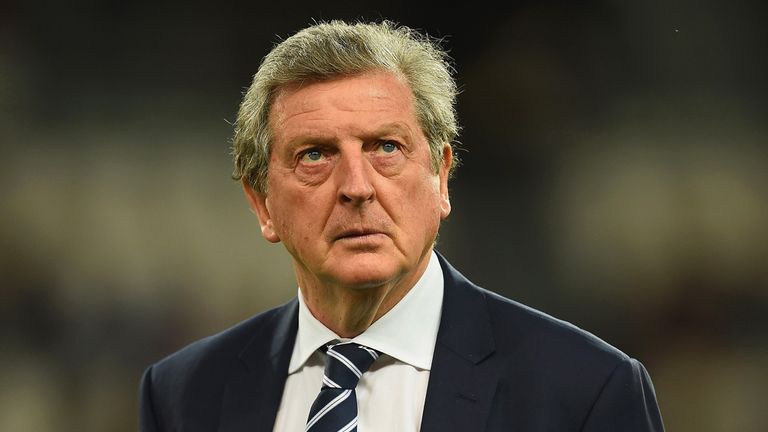 Manager Roy Hodgson of England looks on during the international friendly match between Italy and England at the Juventus Arena