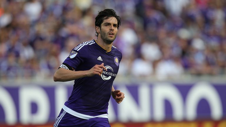 Kaka #10 of Orlando City SC is seen during an MLS soccer match between the New York City FC and the Orlando City SC at the Orlando