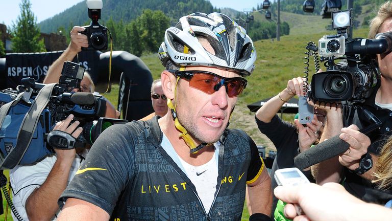 Lance Armstrong believes people pretend he never existed