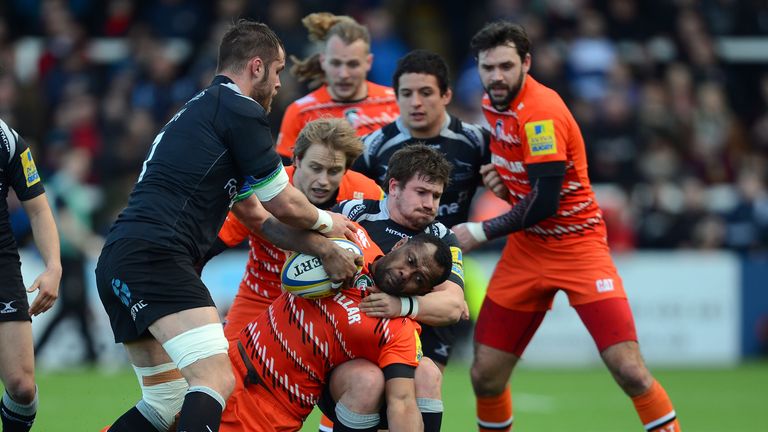 Leicester Tigers: Scored late in the game for their 16-12 Premiership win