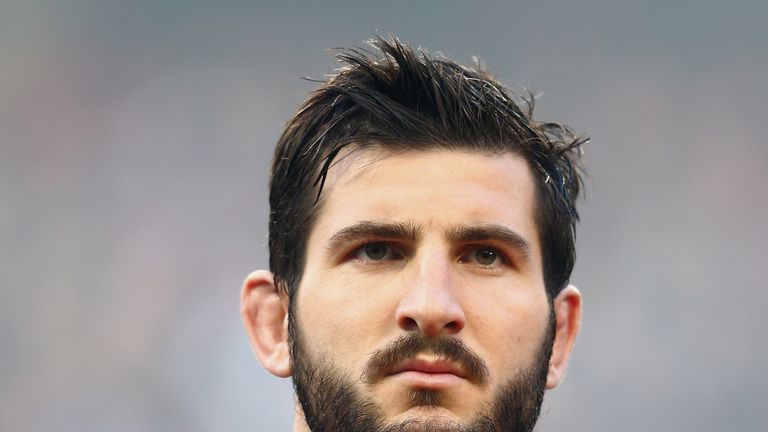 Loann Goujon of France during the RBS Six Nations match between Ireland and France at the Aviva Stadium on February 14, 2015