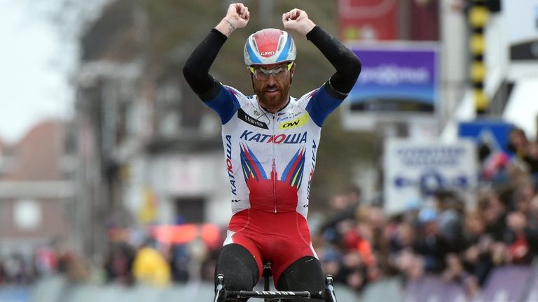 Luca Paolini wins the 2015 Gent-Wevelgem