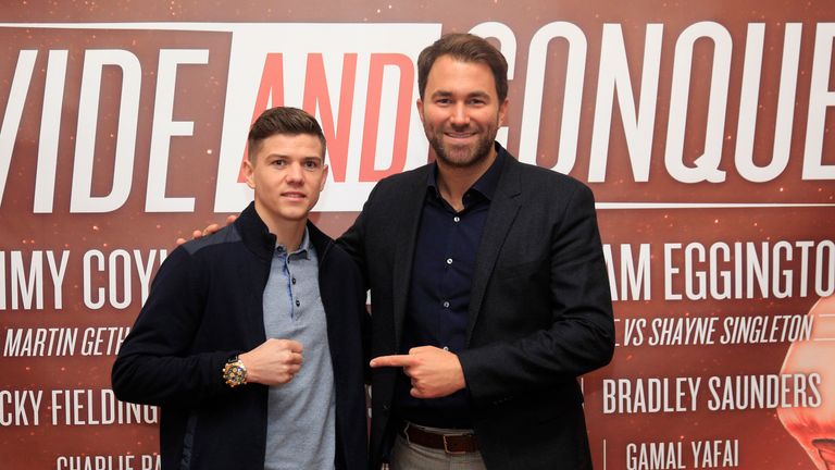 Luke Campbell and Eddie Hearn (Lawrence Lustig)