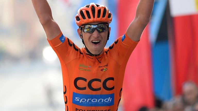 Maciej Paterski, Volta a Catalunya 2015, stage one, Calella