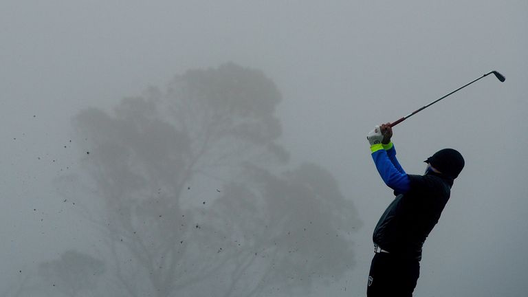 Wind and fog caused players problems at last year's event. 
