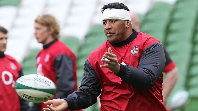 Mako Vunipola - England training session