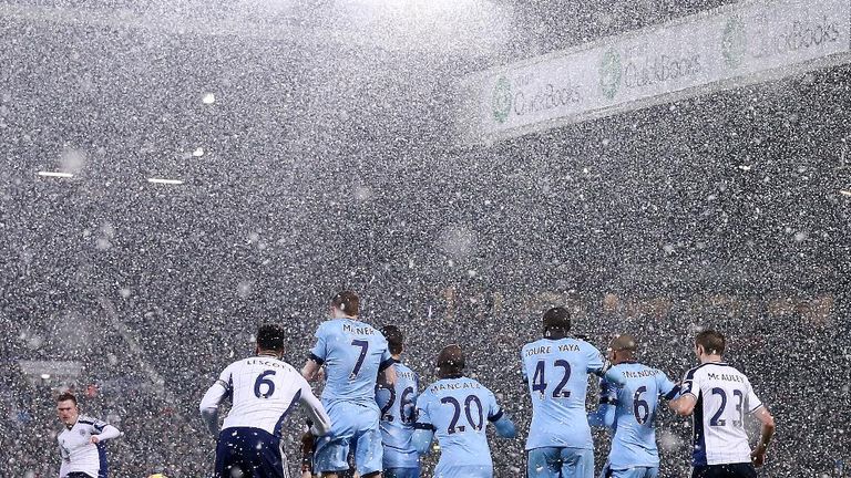 Barclays Premier League match between West Bromwich Albion and Manchester City at The Hawthorns on December 26, 2014 in West Bromwich, England.