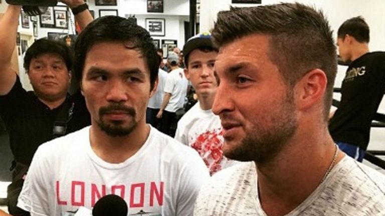 Manny Pacquiao, Tim Tebow
