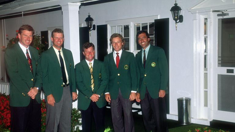 British and European players were a dominant force at Augusta in the 80s and 90s