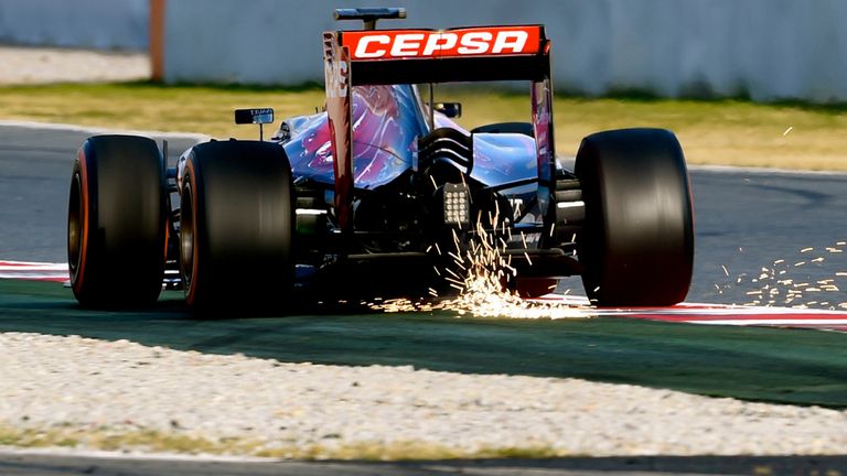Max Verstappen (NDL) Scuderia Toro Rosso STR10 at Formula One Testing, Day Two, Barcelona, Spain, 27 February 2015..