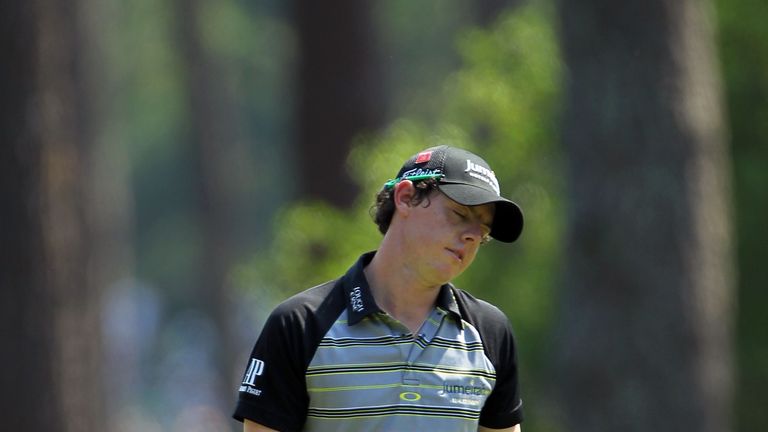 Rory McIlroy's challenge unravelled in spectacular fashion between the 10th and the 13th in 2011