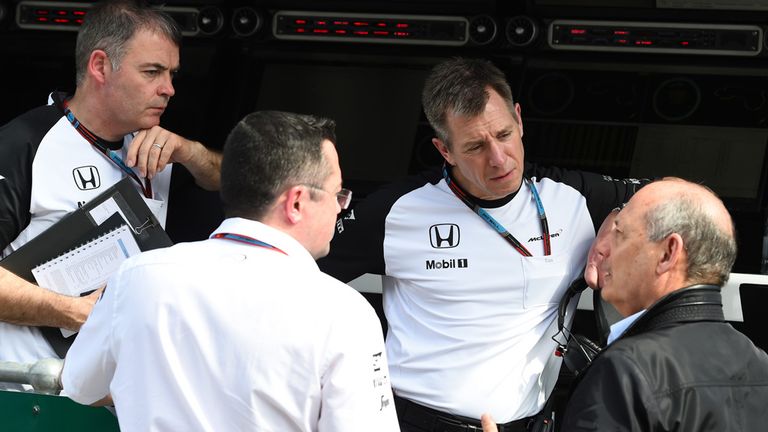 McLaren's team bosses at the Australian GP