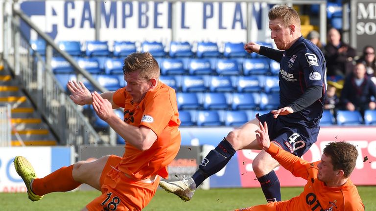 Michael Garydyne fires Ross County ahead at Victoria Park