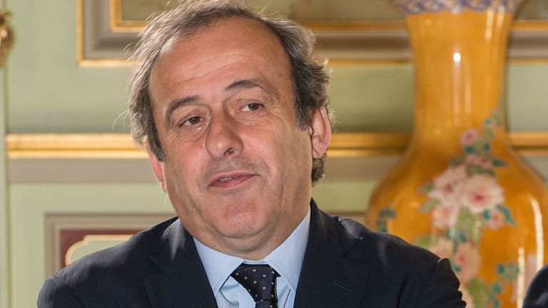 LYON, FRANCE - MARCH 12:  Michel Platini attends the EURO 2016 Steering Committee Meeting - Lyon on March 12, 2015 in Lyon, France.  (Photo by Bruno Vigner