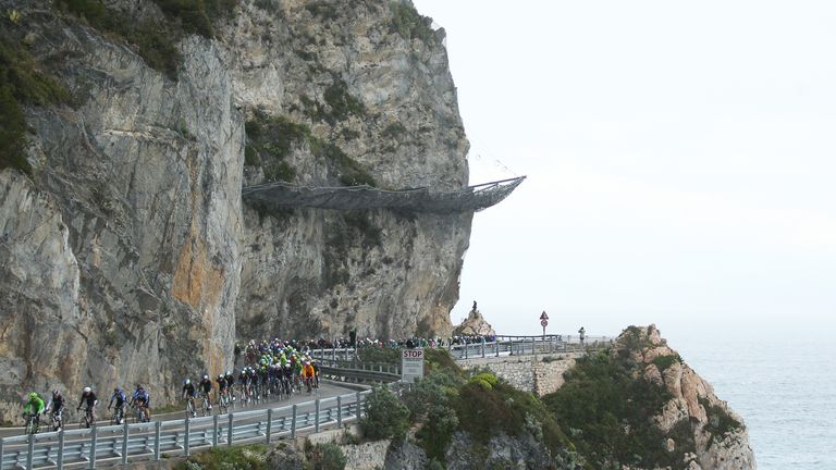XXXX in action during the 294 km 2014 edition of Milan - San Remo on March 23, 2014 in Milan, Italy.