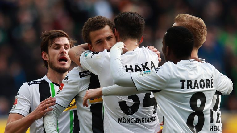Celebrations for Borussia Monchengladbach