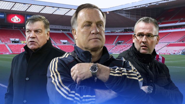 Next Sunderland manager: Dick Advocaat, Sam Allardyce and Paul Lambert are in the frame