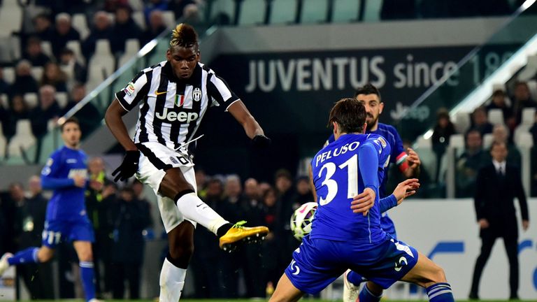 Paul Pogba scores Juventus' winner