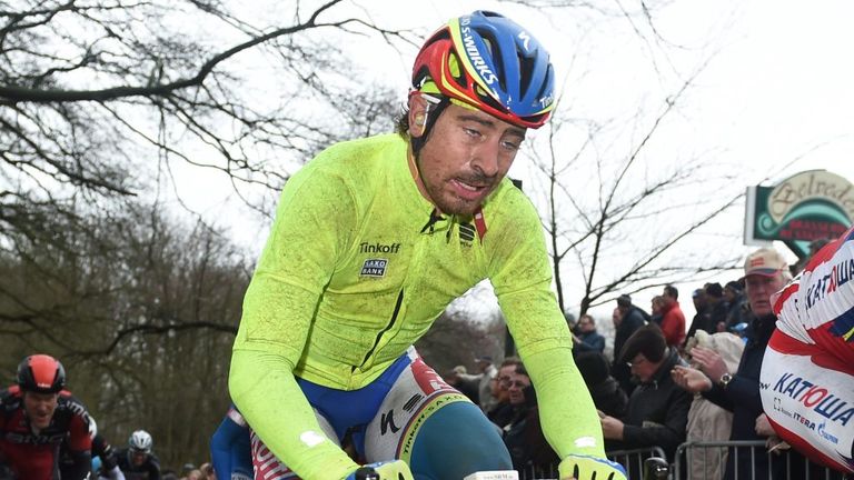 Peter Sagan failed to get into the lead group at Gent-Wevelgem
