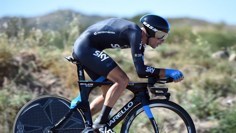 Phllip Deignan on stage ten of the 2014 Tour of Spain