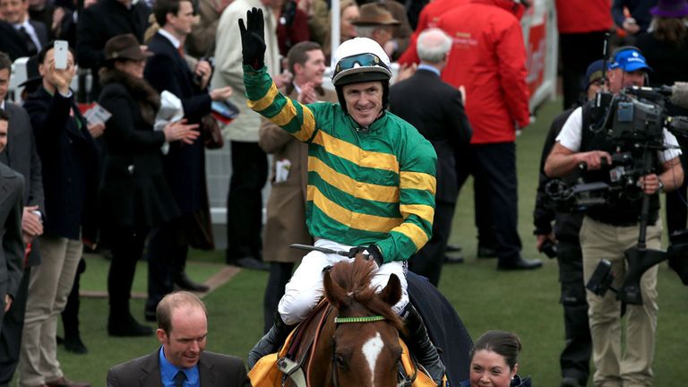 It's a sweet moment for the remarkable jockey