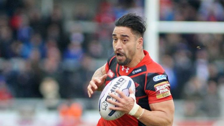 Salford's Rangi Chase in action in 2015