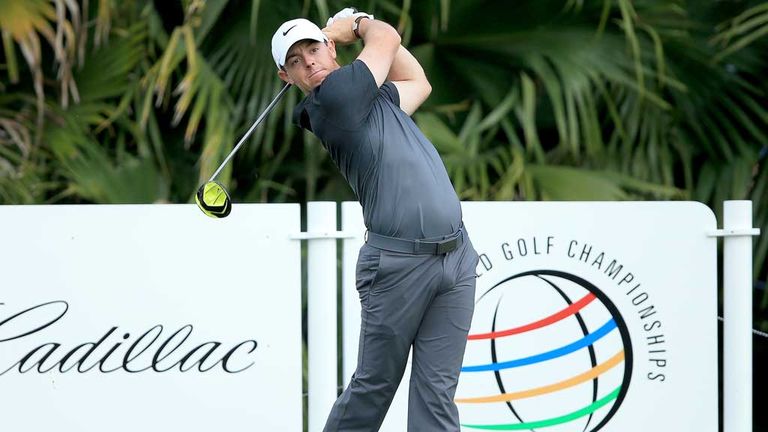 Rory McIlroy during his practice round at Doral
