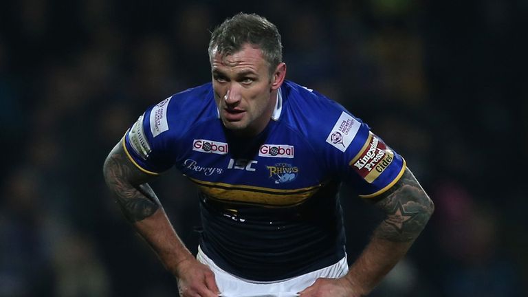 Jamie Peacock of Leeds Rhinos looks on during the First Utility Super League match between Leeds Rhinos and Widnes Vikings