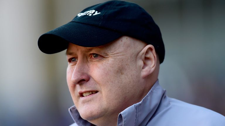 CARDIFF, WALES - MARCH 07:  Cardiff City manager Russell Slade looks on before the Sky Bet Championship match between Cardiff City and Charlton Athletic at