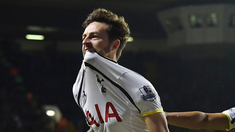 Ryan Mason, goal celeb, Tottenham v Swansea, Premier Leaguen