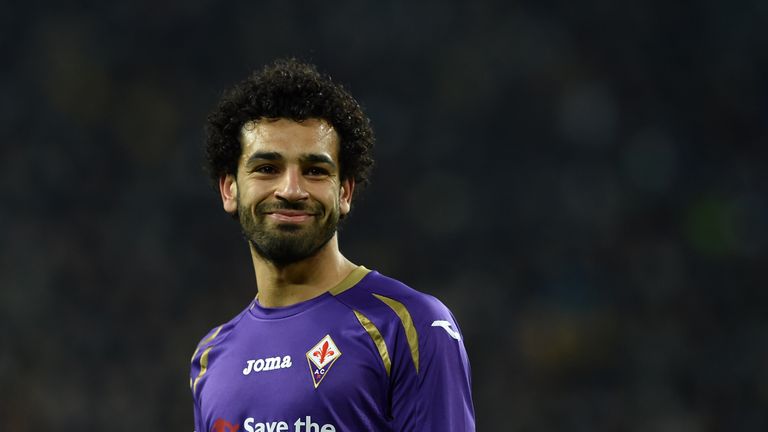 Mohamed Salah has been in sparkling form for Fiorentina.