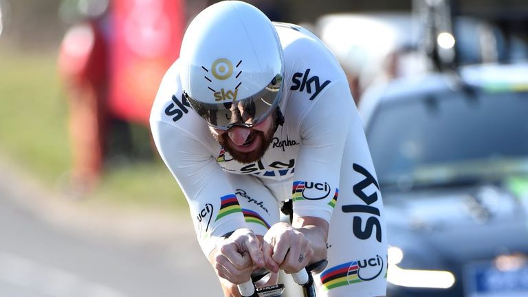 Bradley Wiggins in the Prologue of the 2015 Paris-Nice