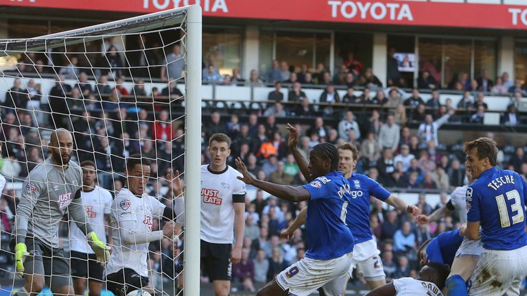Clayton Donaldson bundles home Birmingham's late equaliser