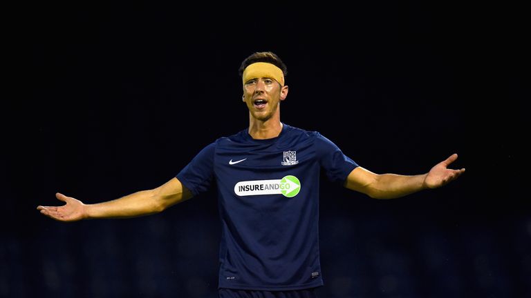 Defender Luke Prosser has been taken to Southend hospital