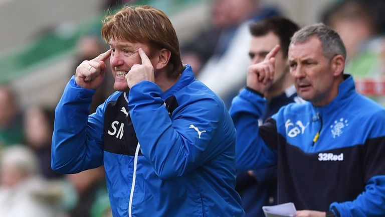 Rangers manager Stuart McCall