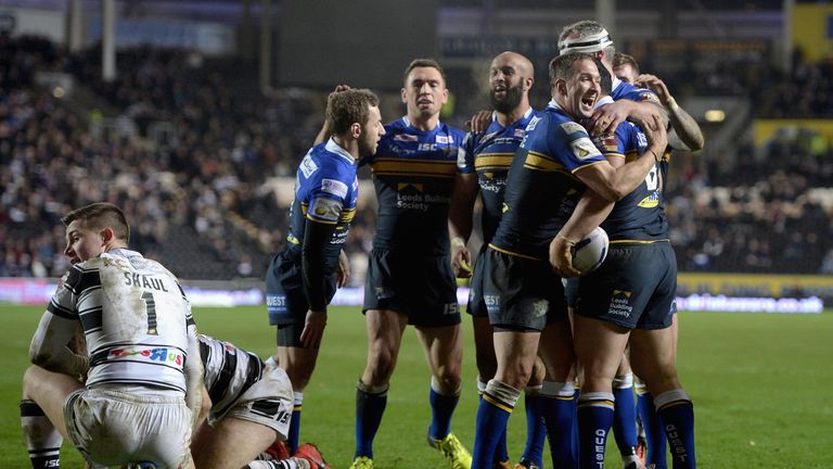 Kylie Leuluai: Scored one of seven second-half tries for Leeds