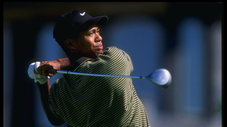 Tiger Woods playing in Las Vegas in his first week ranked inside the world's top 100