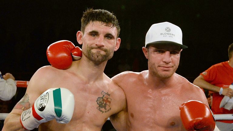 Tommy Coyle (R) and Martin Gethin