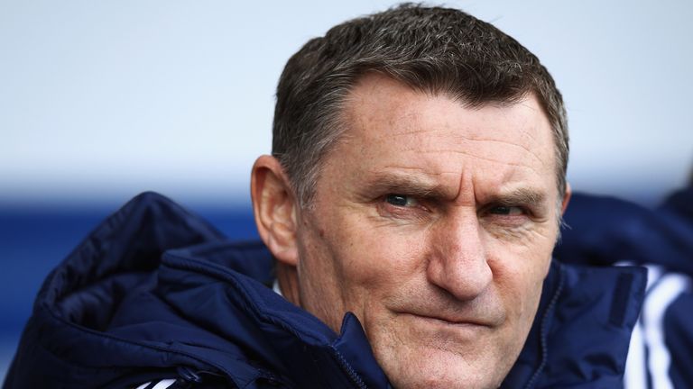 Middlesbrough Manager Tony Mowbray looks on prior to the npower Championship match between Portsmouth and Middlesbrough at